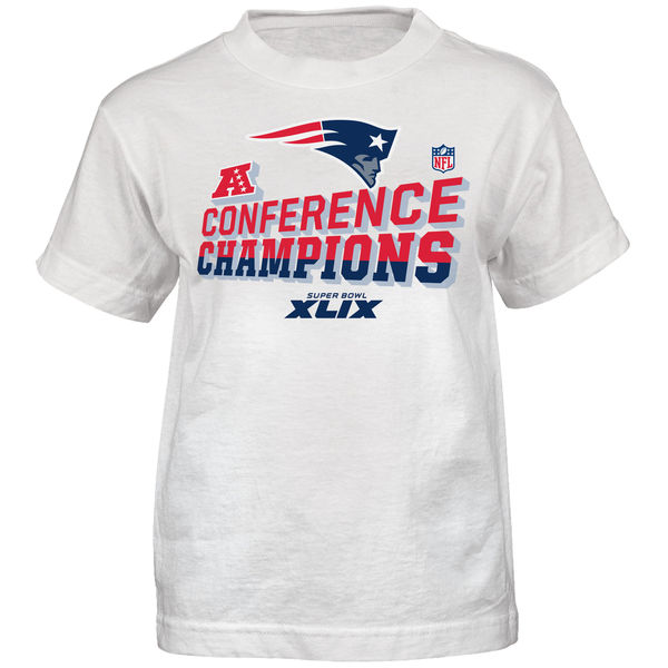 New England Patriots Preschool 2014 AFC Champions Trophy Collection Locker Room T-Shirt - White